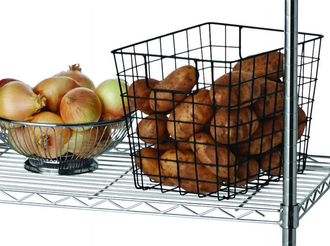Hyper Tough Chrome Wire Shelf 5-Tier 72  H x 36  W x 16  D, 1750lb Total Capacity - Image 6