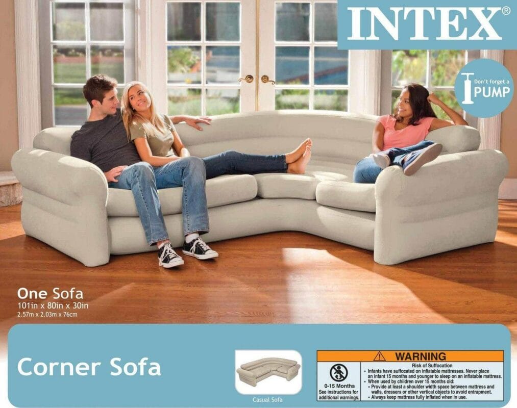 Intex Inflatable Corner Couch - Image 5