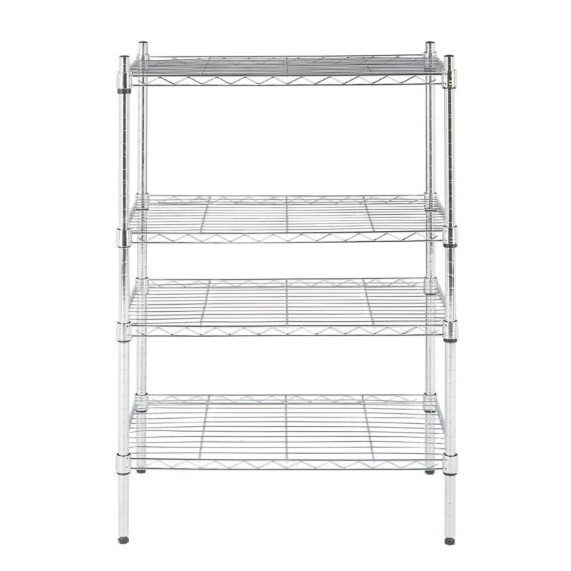 Ktaxon 8-Tier Wire Shelving Unit, Steel Storage Rack for Office Kitchen 23.6  W x 14  D x 71  H, Silver - Image 7