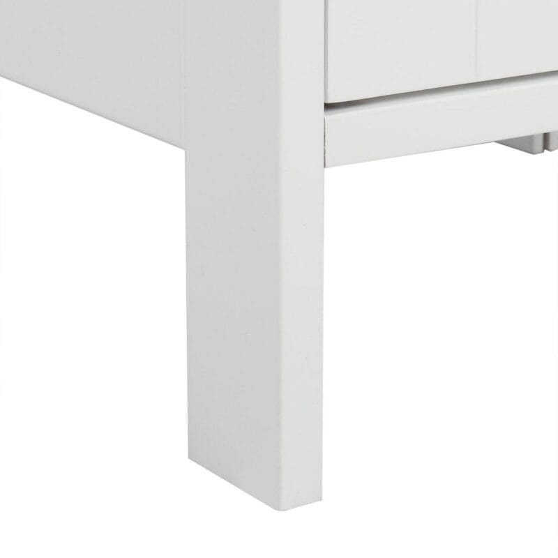 Ktaxon Bathroom Floor Storage Cabinet with 4 Drawers, Small Cabinet for Bedroom Kitchen, MDF White - Image 9