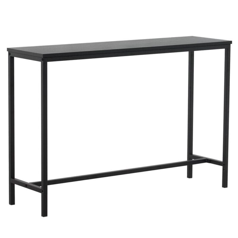 Ktaxon Modern Multifunction Console Table Sofa Table TV Stand with Sturdy Metal Frame in Entryway,Living Room,Hallway,Black Finish - Image 9