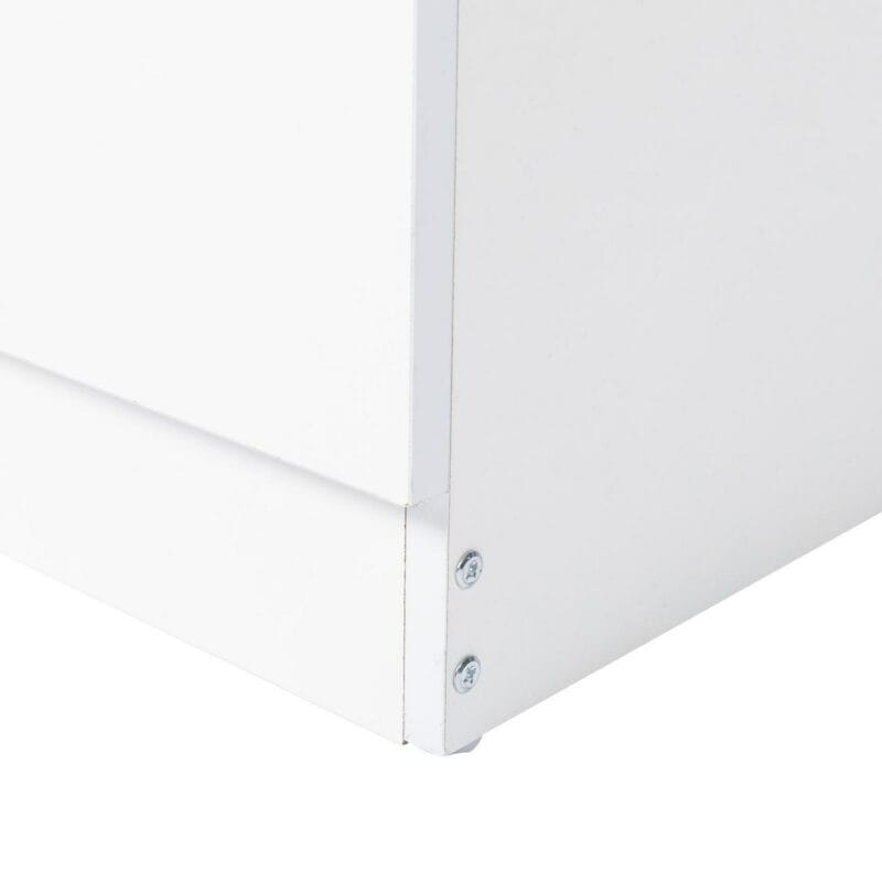 Ktaxon Modern White 3 Drawer Dresser Bedroom White Finish - Image 7