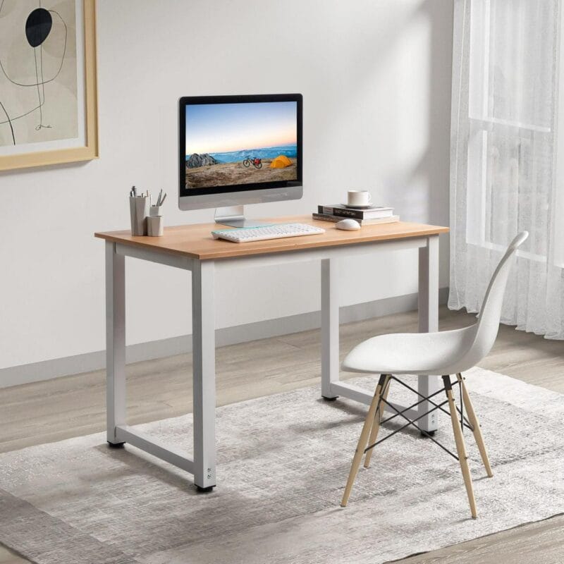 Ktaxon Wood Computer Desk PC Laptop Study Table Workstation Home Office Furniture - Image 6