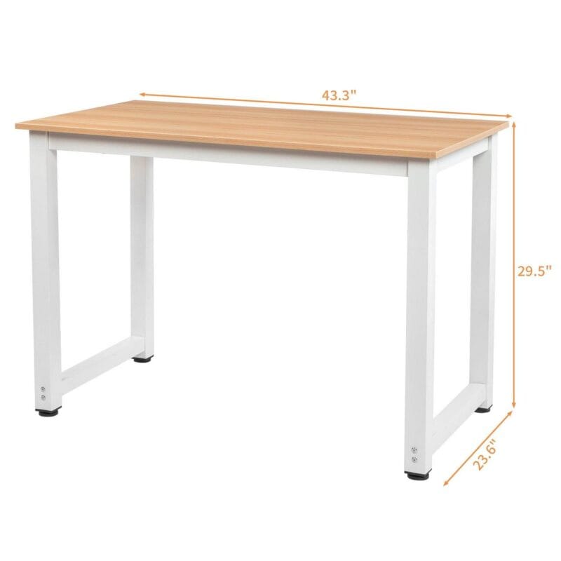 Ktaxon Wood Computer Desk PC Laptop Study Table Workstation Home Office Furniture - Image 4