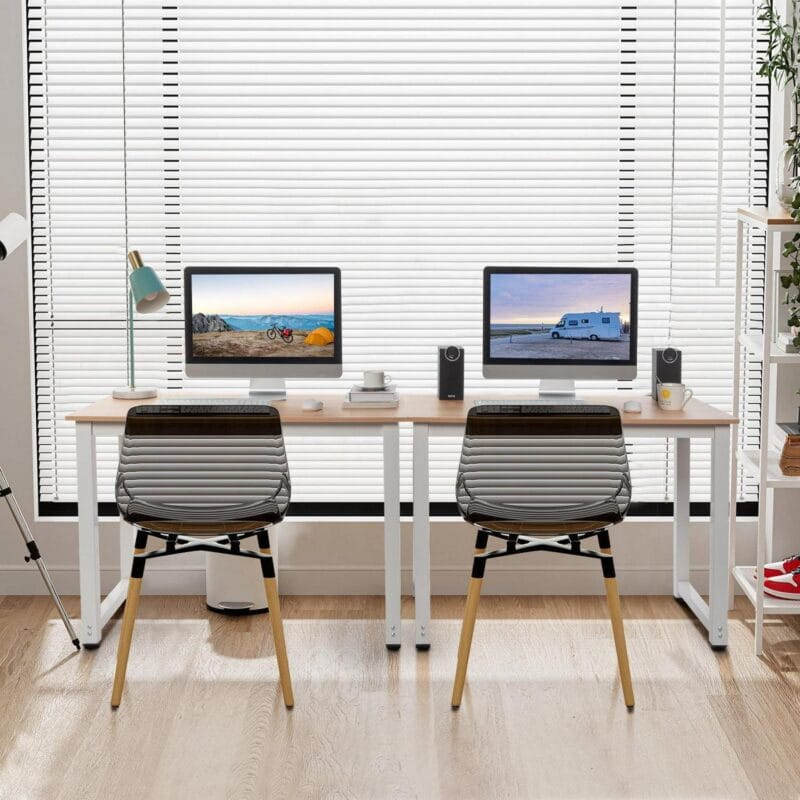 Ktaxon Wood Computer Desk PC Laptop Study Table Workstation Home Office Furniture - Image 9