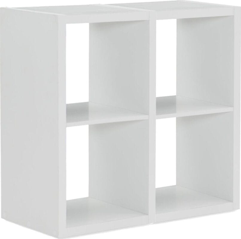 Linon Galli 4 Cubby Storage Cabinet, Multiple Colors - Image 2