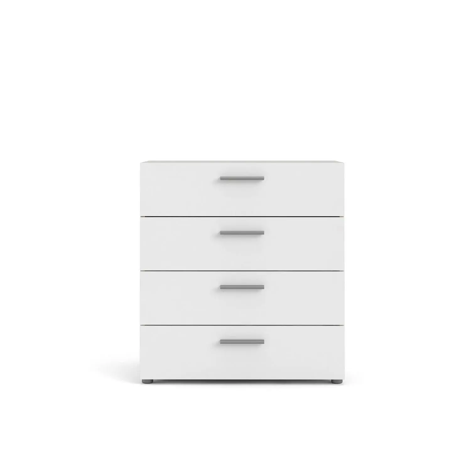 Loft 4 Drawer Chest, Oak Structure/White High Gloss 6 Loft 4 Drawer Chest, Oak Structure/White High Gloss - Image 6