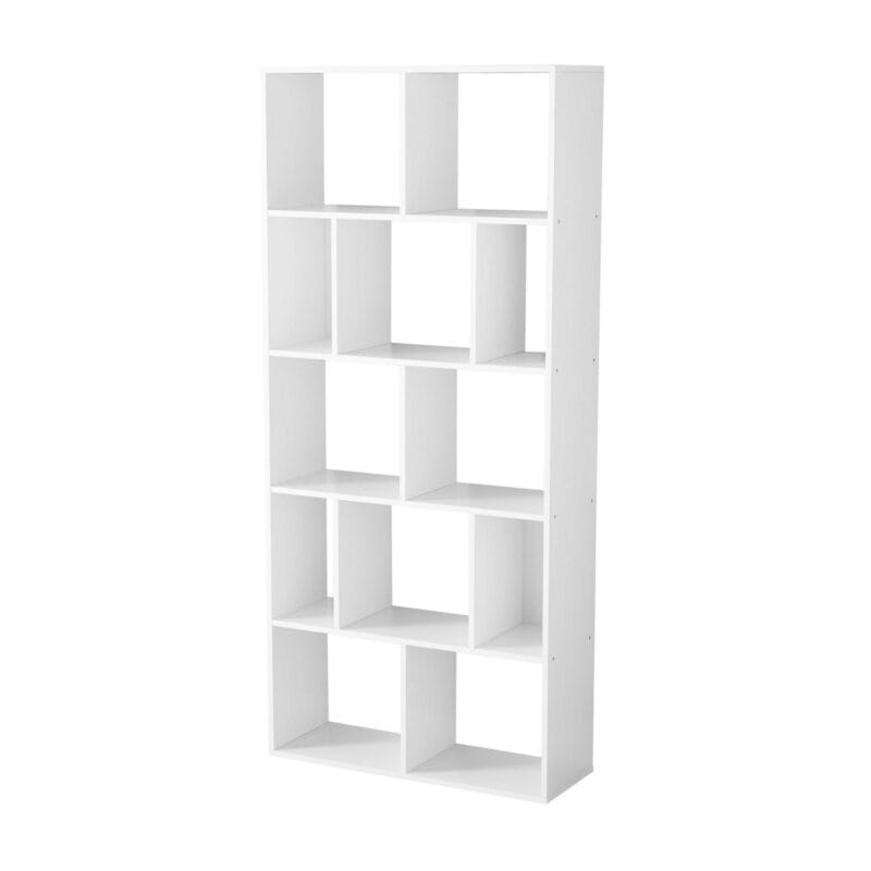 Mainstays 12-Cube Shelf Bookcase, White