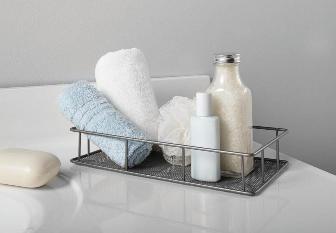 Mainstays 4 Piece Steel Satin Nickel Bath Shelves Set 15 lb Capacity per Shelf for Adult - Teen Ages - Image 19