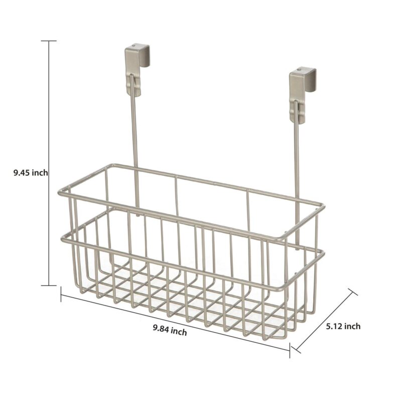 Mainstays 4 Piece Steel Satin Nickel Bath Shelves Set 15 lb Capacity per Shelf for Adult - Teen Ages - Image 7