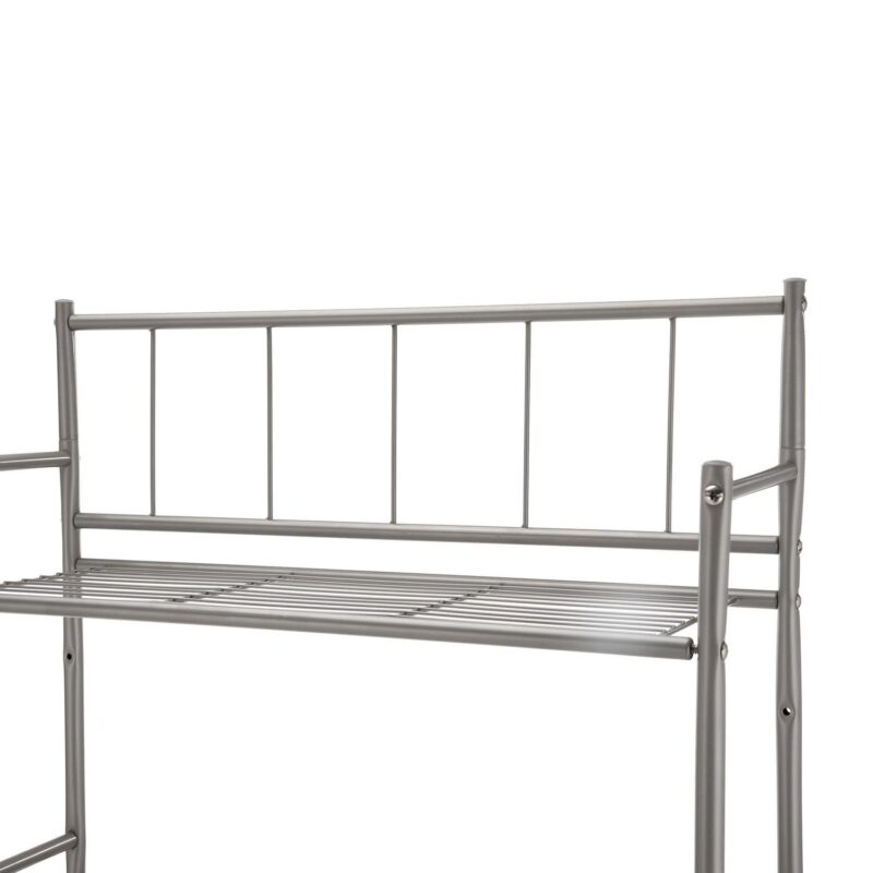 Mainstays 4 Piece Steel Satin Nickel Bath Shelves Set 15 lb Capacity per Shelf for Adult - Teen Ages - Image 13