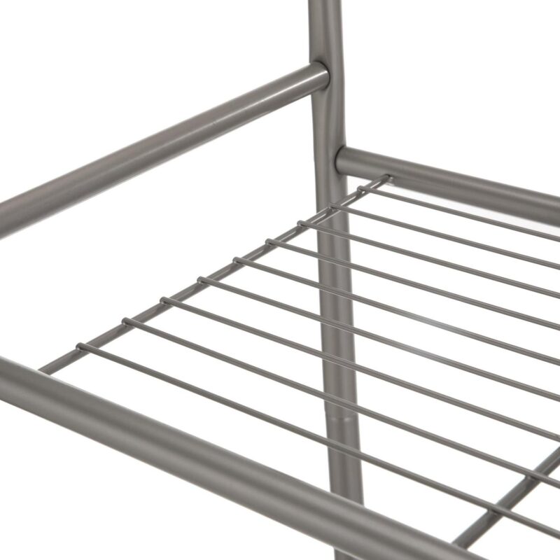 Mainstays 4 Piece Steel Satin Nickel Bath Shelves Set 15 lb Capacity per Shelf for Adult - Teen Ages - Image 14