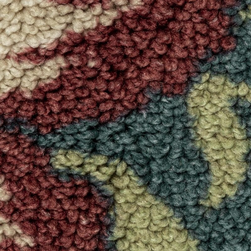 Mainstays Farmhouse Oversized Floral Teal Indoor Accent Rug, 1'8 x2'10 - Image 7