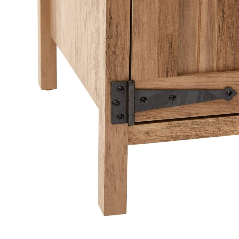Mainstays Farmhouse TV Stand for TVs up to 70 , Rustic Weathered Oak - Image 5