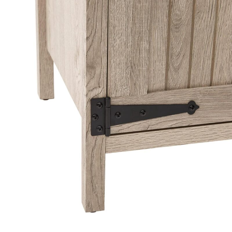 Mainstays Farmhouse TV Stand for TVs up to 50 , Rustic Gray - Image 5