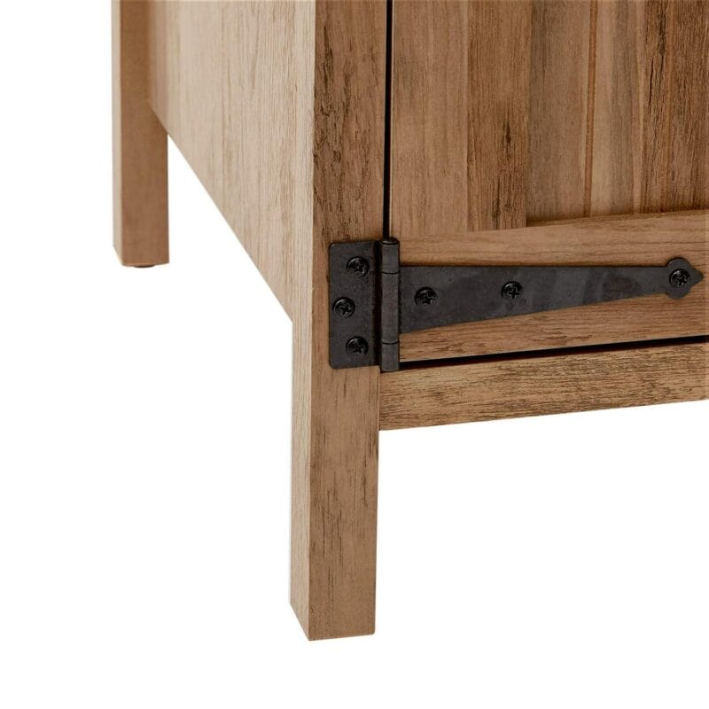 Mainstays Farmhouse TV Stand for TVs up to 50 , Rustic Weathered Oak - Image 7