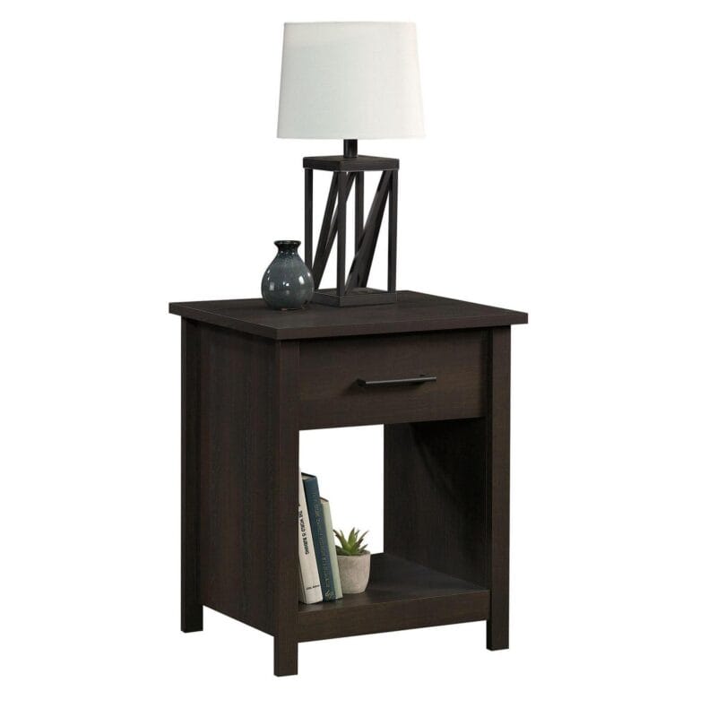 Mainstays Hillside Nightstand with Drawer, Espresso Finish - Image 9