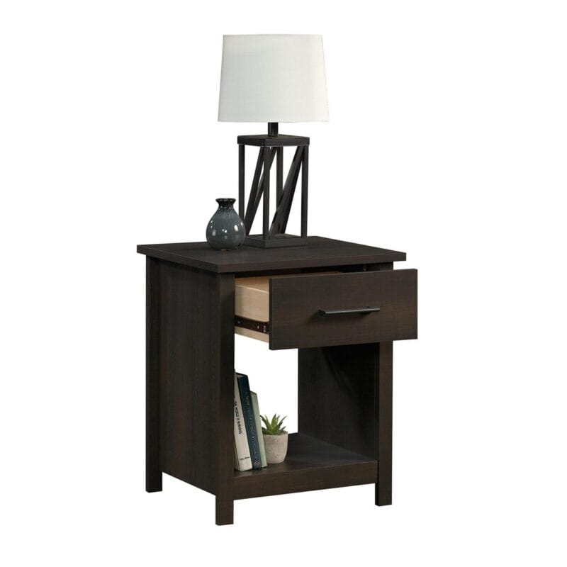 Mainstays Hillside Nightstand with Drawer, Espresso Finish - Image 8