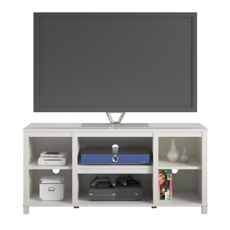 Mainstays Parsons TV Stand for TVs up to 50 , White - Image 10