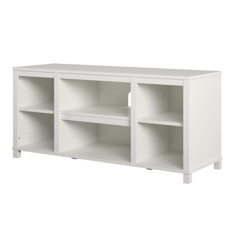 Mainstays Parsons TV Stand for TVs up to 50 , White - Image 8