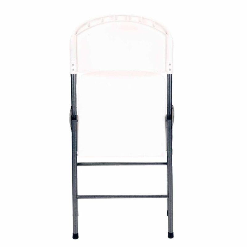 Mainstays Premium Resin Folding Chair, 4-Pack, White - Image 3