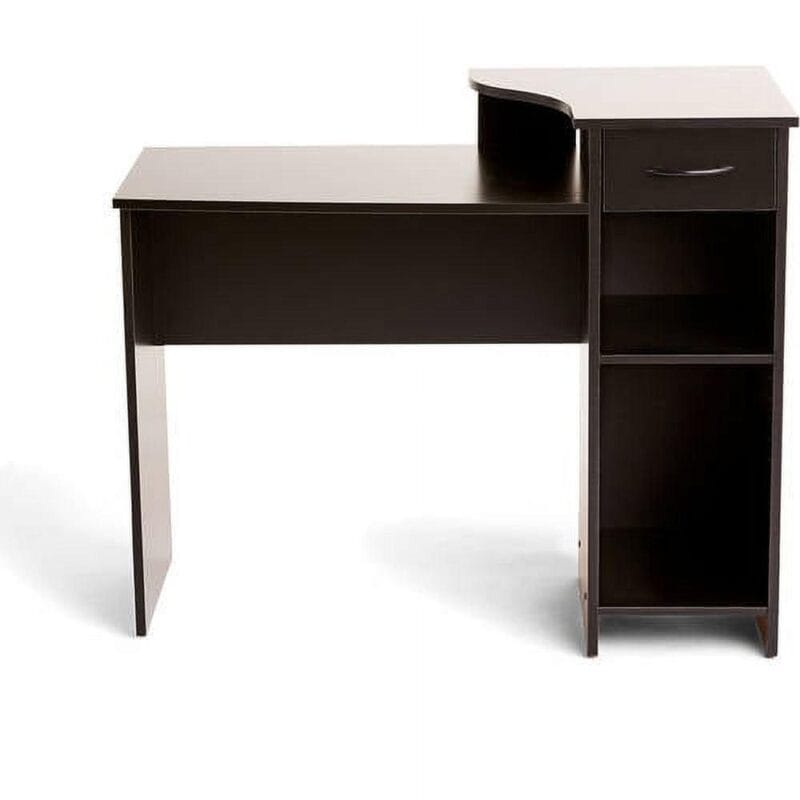Mainstays Student Desk with Easy-glide Drawer, Blackwood Finish - Image 5
