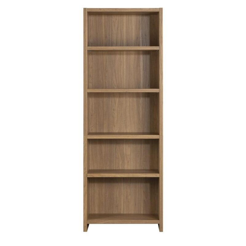 Mainstays Westley 5 Shelf Bookcase, Walnut Finish - Image 5