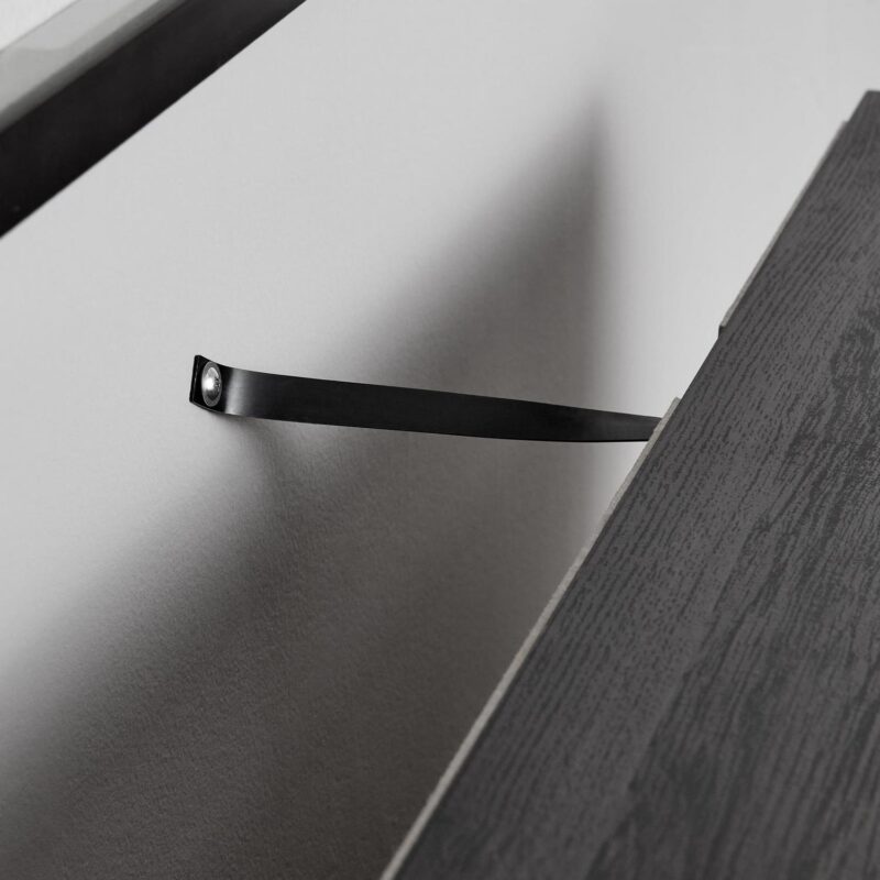 Mainstays Westley 5 Shelf Bookcase, Black Finish - Image 3