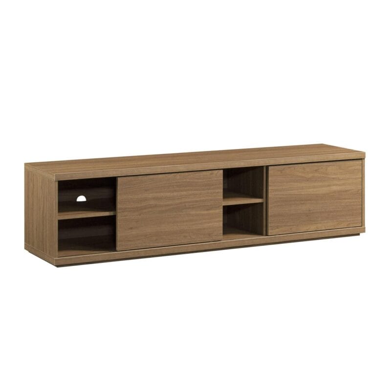 Mainstays Westley Sliding Door TV Stand for TVs up to 75a , Warm Walnut Finish - Image 6