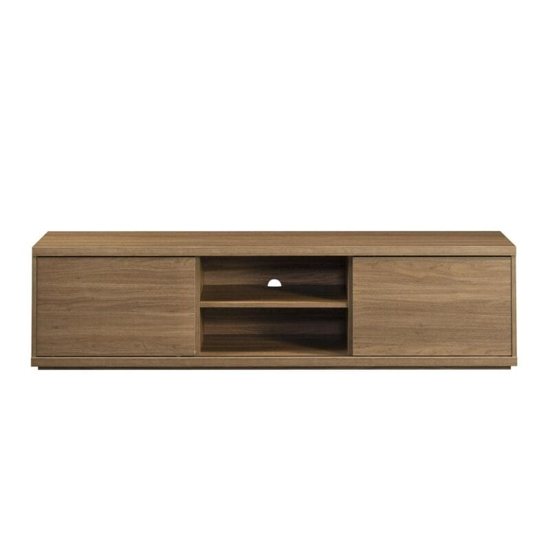 Mainstays Westley Sliding Door TV Stand for TVs up to 75a , Warm Walnut Finish - Image 8
