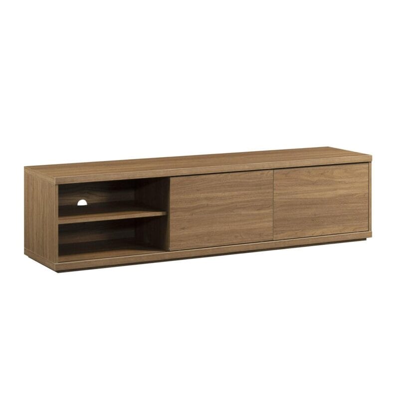 Mainstays Westley Sliding Door TV Stand for TVs up to 75a , Warm Walnut Finish - Image 7