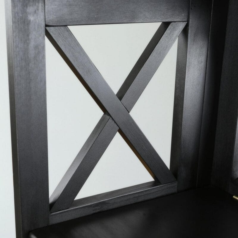 Montego 3-Shelf Bookcase-Black - Image 9