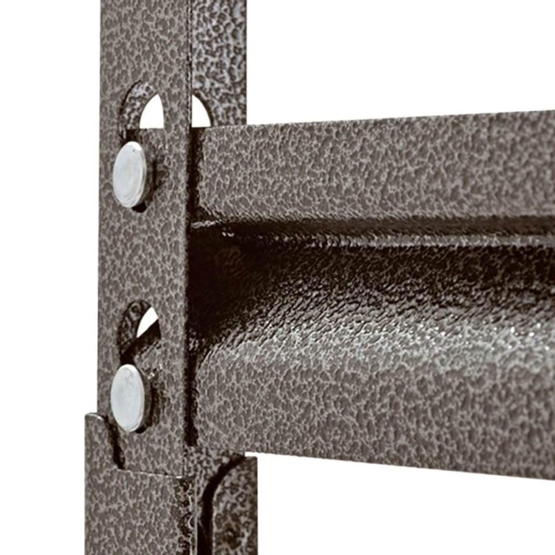 Muscle Rack 36 W x 18 D x 72 H Steel Shelving, 800 lbs. Capacity per Shelf; Silver - Image 4