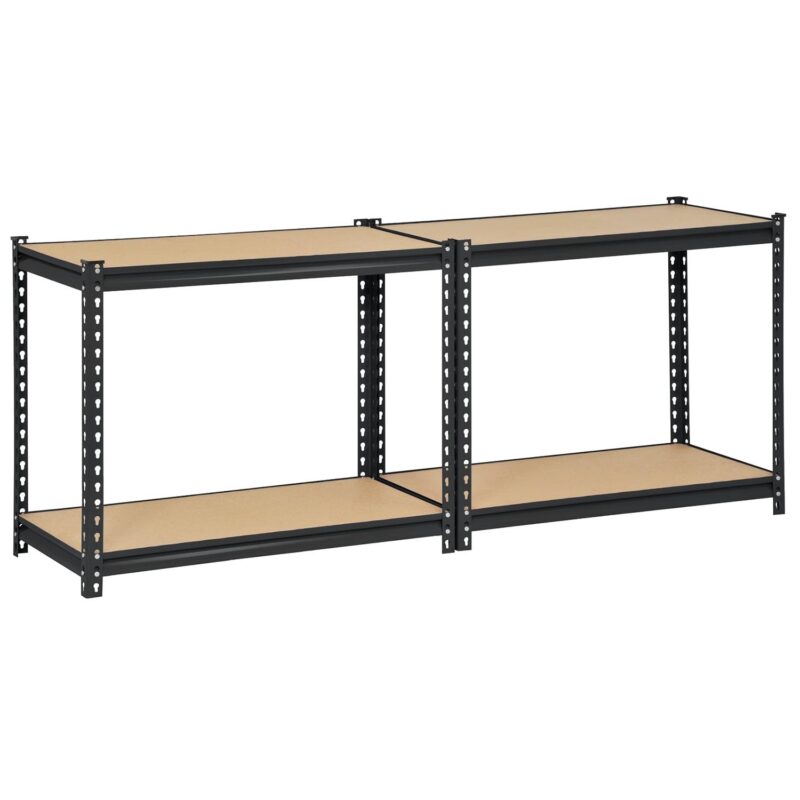 Muscle Rack Freestanding Black 5-Tier Steel Shelving Unit, 800lbs Capacity - Image 3