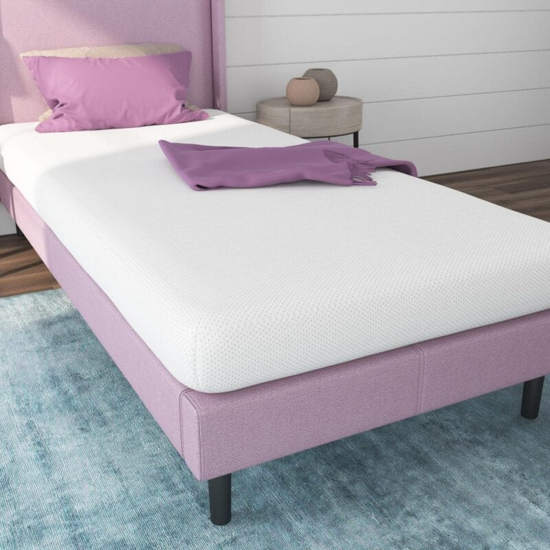 NapQueen Twin Mattress Rainbow 5  Memory Foam Twin Mattress, White, CertiPUR-US Certified, Mattress in a Box - Image 6