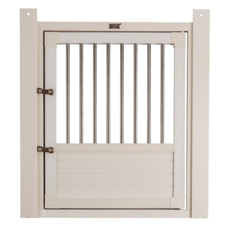 New Age Pet Ecoflex Furniture Style Dog Crate End Table - Antique White Extra Large - Image 6