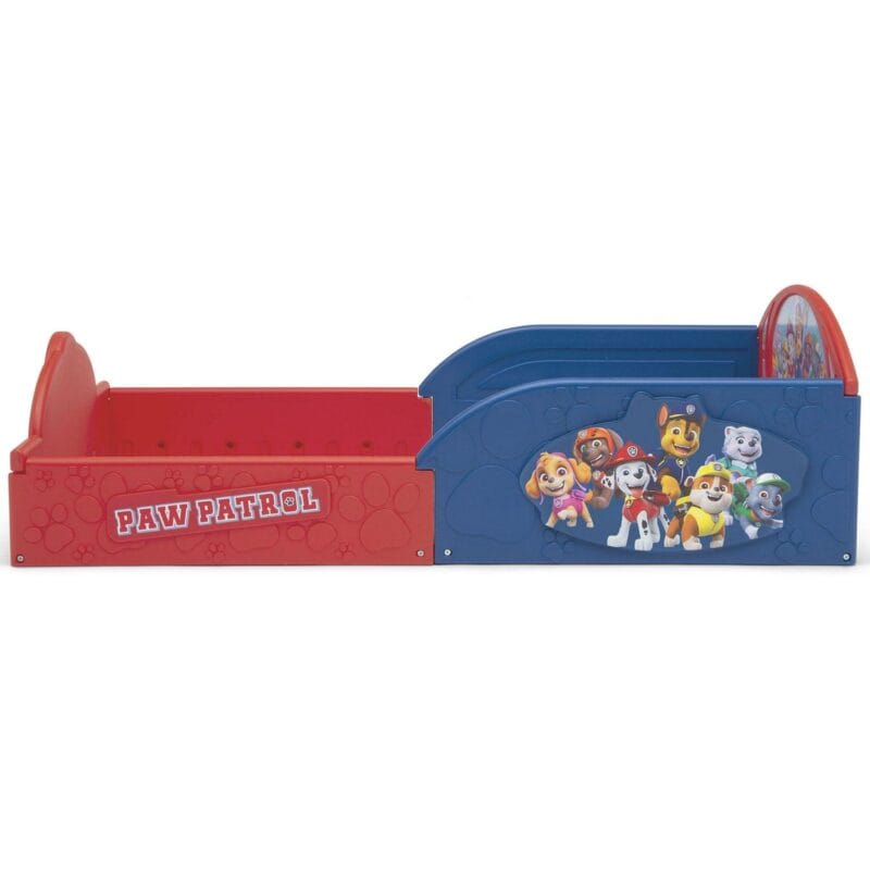 Nick Jr. PAW Patrol Plastic Sleep and Play Toddler Bed by Delta Children - Image 8
