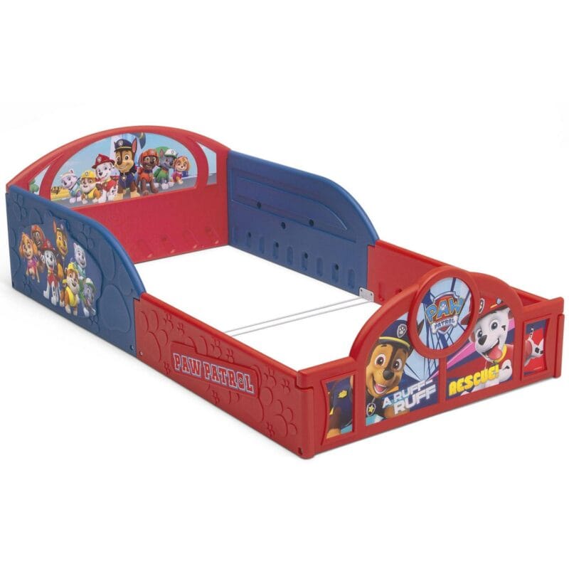 Nick Jr. PAW Patrol Plastic Sleep and Play Toddler Bed by Delta Children - Image 10