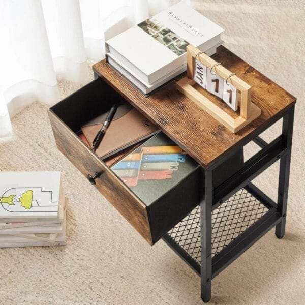 Nightstand with Draw 5c389411529af512c35d74b0f011336f