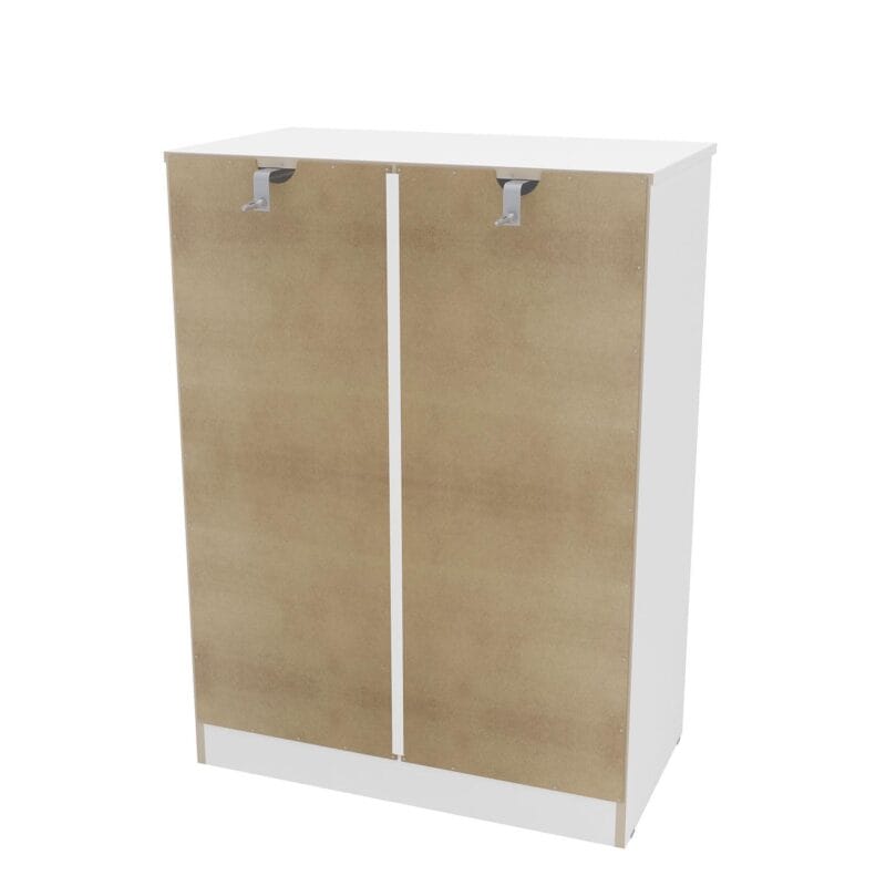 Polifurniture Juliette Modern 5 Drawer Wood Dresser, White Finish - Image 5