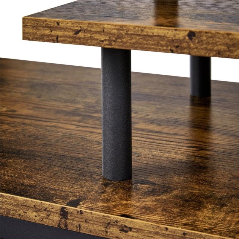 Renwick Industrial TV Stand for TVs up to 50'', Rustic Brown - Image 7