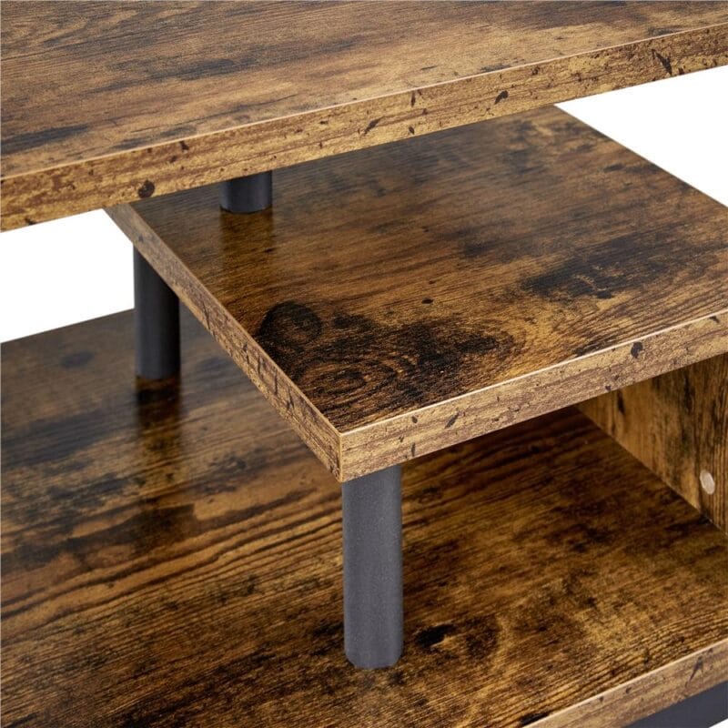 Renwick Industrial TV Stand for TVs up to 50'', Rustic Brown - Image 5