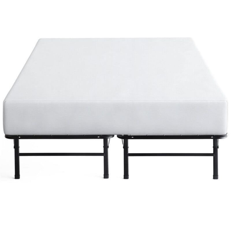 Rest Haven 14  Black Steel Platform Bed Frame, Queen - Image 14