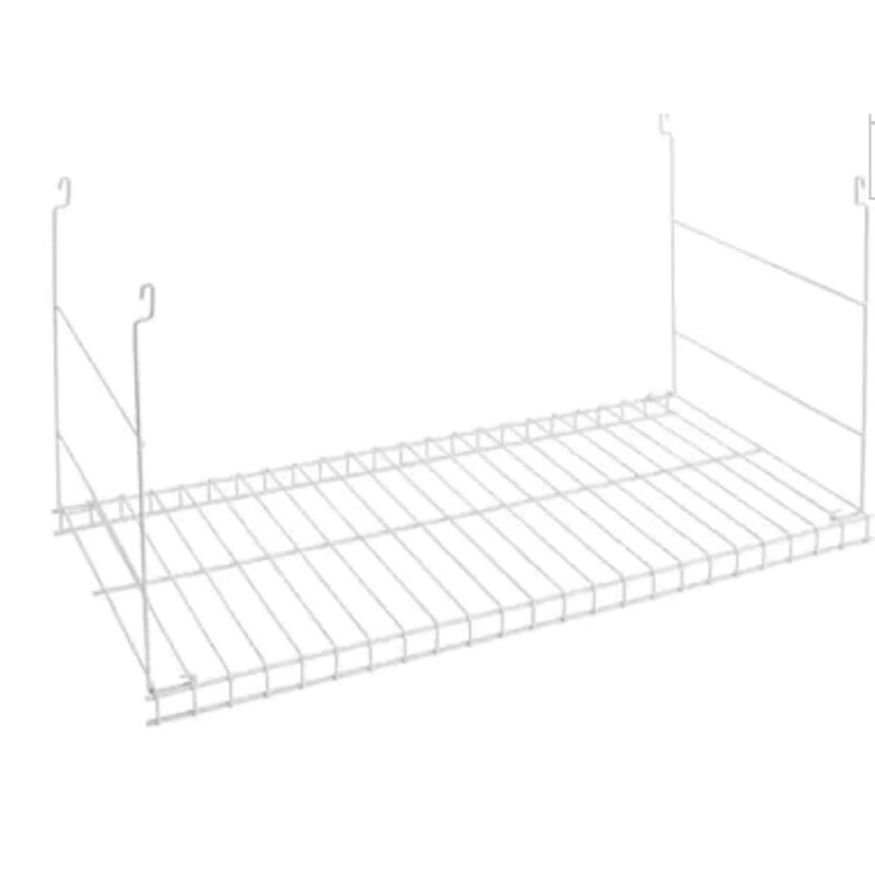 Rubbermaid 24  Universal Closet Steel Wire Added Storage Hanging Shelf (2 Pack)