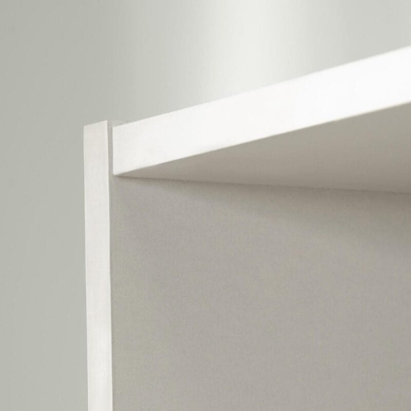 Sauder Beginnings 5-Shelf Bookcase, Soft White Finish - Image 4