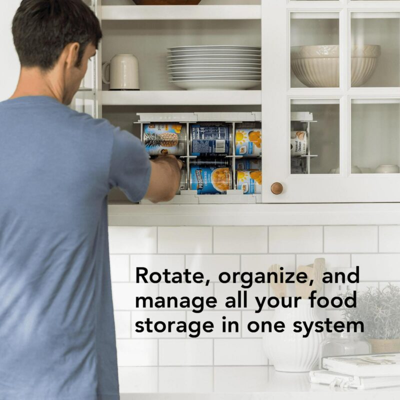 Shelf Reliance Cansolidator Pantry, 60 Can Storage Rotation System - Image 6