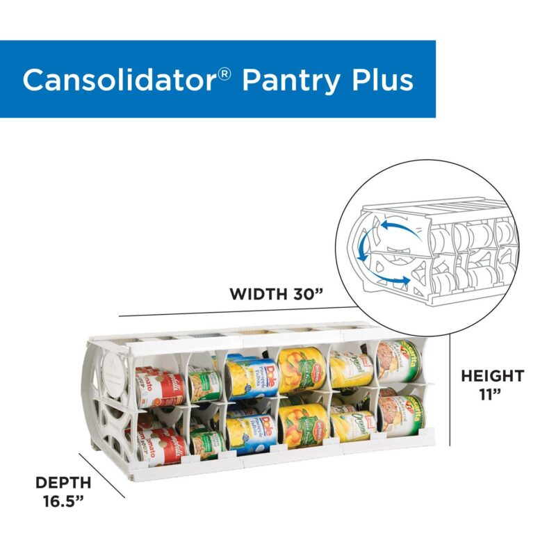 Shelf Reliance Cansolidator Pantry, 60 Can Storage Rotation System - Image 8