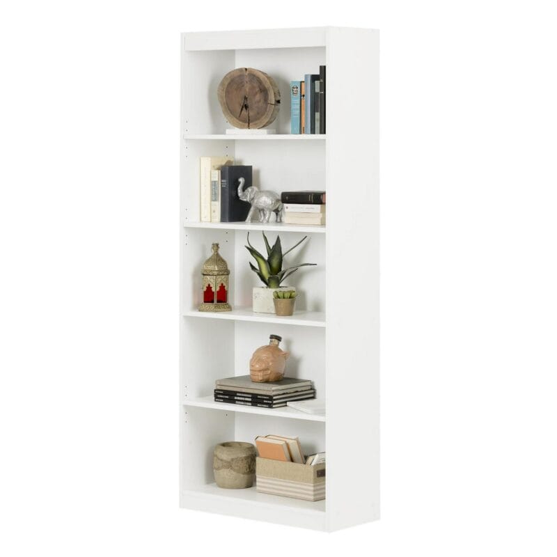 South Shore Axess, Contemporary Bookcase, Standard White - Image 2