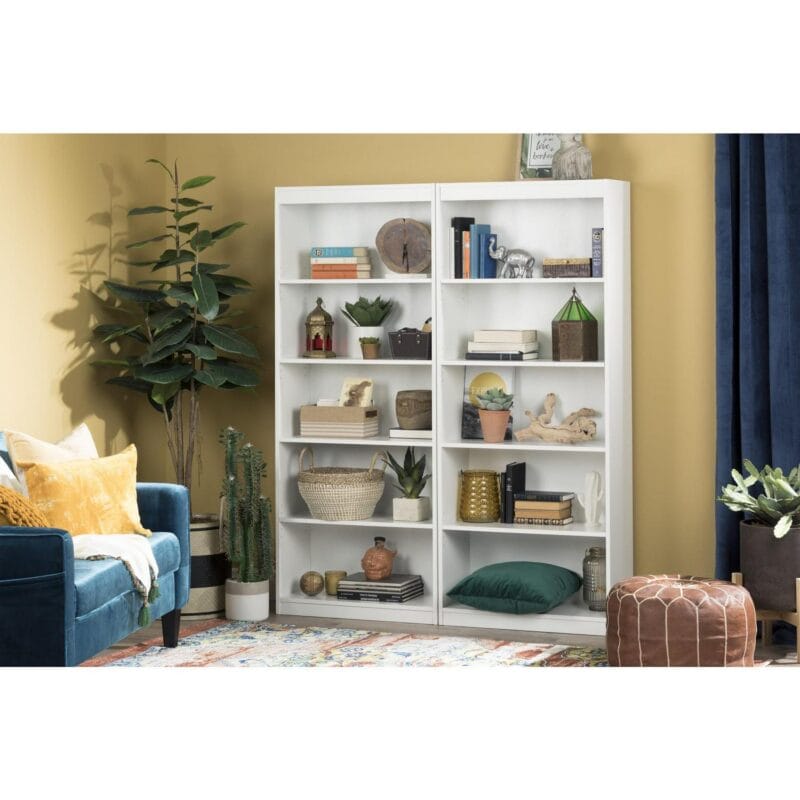 South Shore Axess, Contemporary Bookcase, Standard White - Image 6