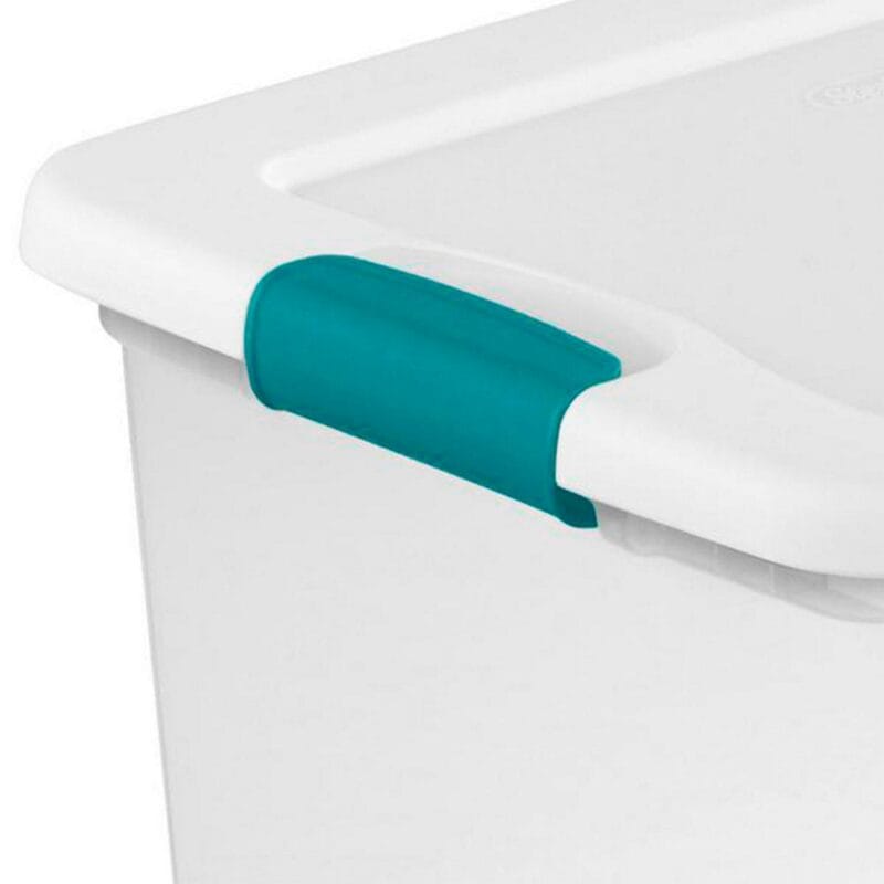 Sterilite 25 Quart Capacity Clear Plastic Storage Tote Bins, (18 Pack) - Image 4
